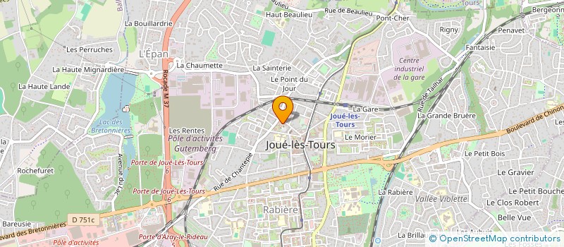 localisation de l'entreprise MADAME LUCILE FENNINGER  JOUE-LES-TOURS