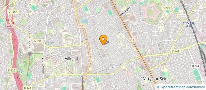 localisation de l'entreprise MADAME LUCILE FERY à VITRY-SUR-SEINE