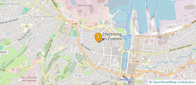 localisation de l'entreprise MADAME LUCILE FLOC'H  CHERBOURG-EN-COTENTIN