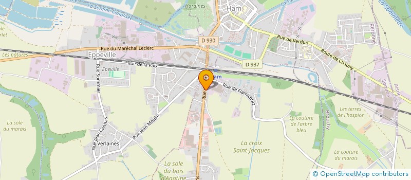 localisation de l'entreprise MADAME LUCILE FONTAINE  MUILLE-VILLETTE