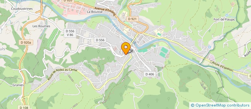 localisation de l'entreprise MADAME LUCILE FORCE  ESPALION