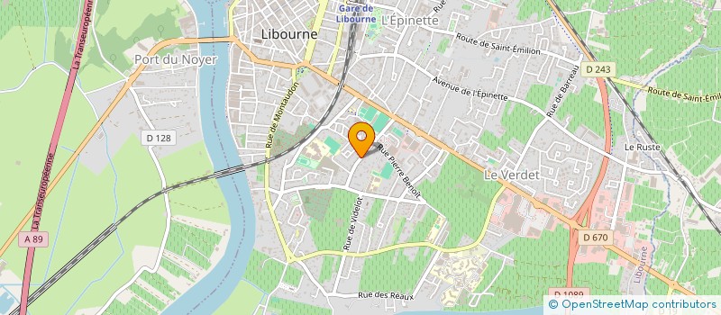 localisation de l'entreprise MADAME LUCILE FORT à LIBOURNE
