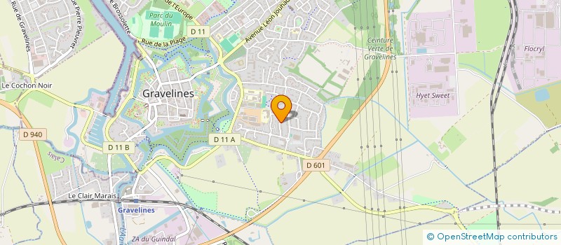 localisation de l'entreprise MADAME LUCILE FOURNIER à GRAVELINES
