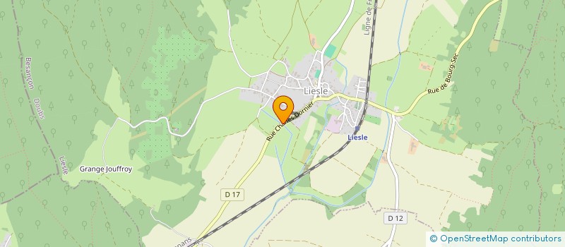 localisation de l'entreprise MADAME LUCILE FRANCAIS  LIESLE