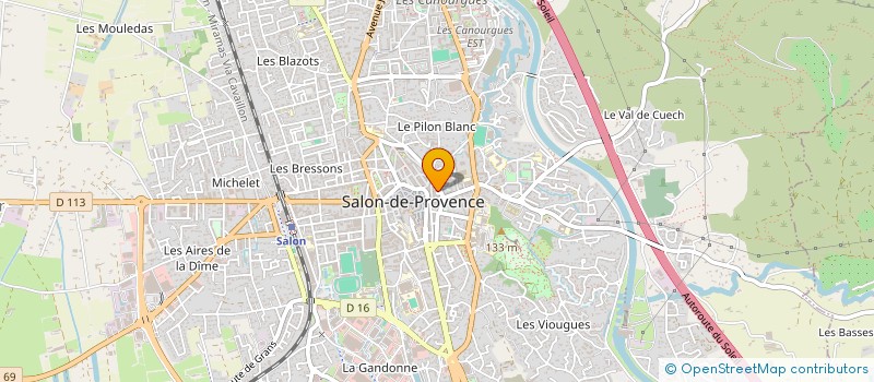 localisation de l'entreprise MADAME LUCILE FRANCOIS  SALON-DE-PROVENCE