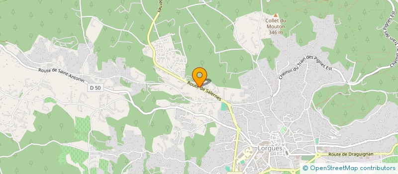 localisation de l'entreprise MADAME LUCILE FRIZZI  LORGUES