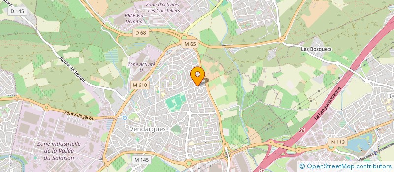 localisation de l'entreprise MADAME LUCILE GALLUET à VENDARGUES