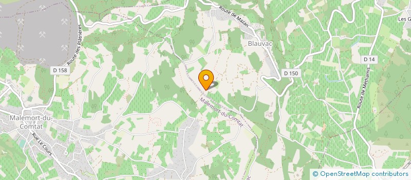 localisation de l'entreprise MADAME LUCILE GASNAULT  BLAUVAC