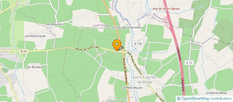 localisation de l'entreprise MADAME LUCILE GENESTE  VAL-DE-LIVENNE