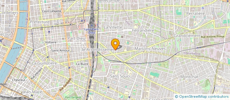 localisation de l'entreprise MADAME LUCILE GENIN à LYON