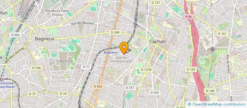 localisation de l'entreprise MADAME LUCILE GIBERT à CACHAN