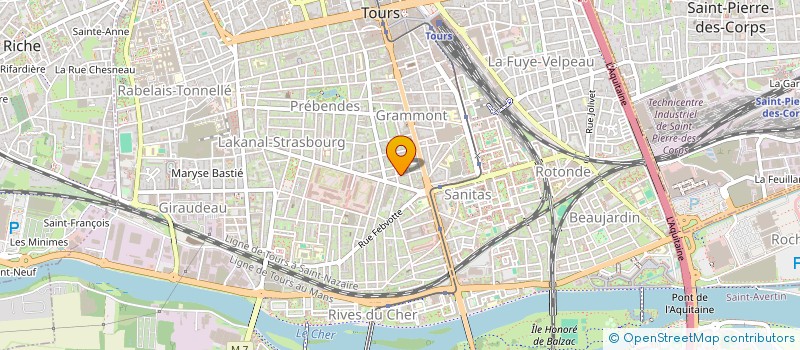 localisation de l'entreprise MADAME LUCILE GITTON  TOURS