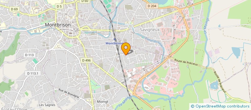 localisation de l'entreprise MADAME LUCILE GONON  MONTBRISON