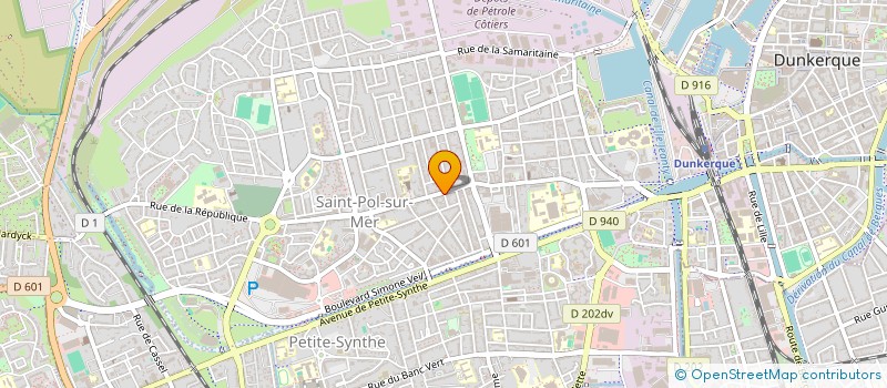 localisation de l'entreprise MADAME LUCILE GRUWE à DUNKERQUE