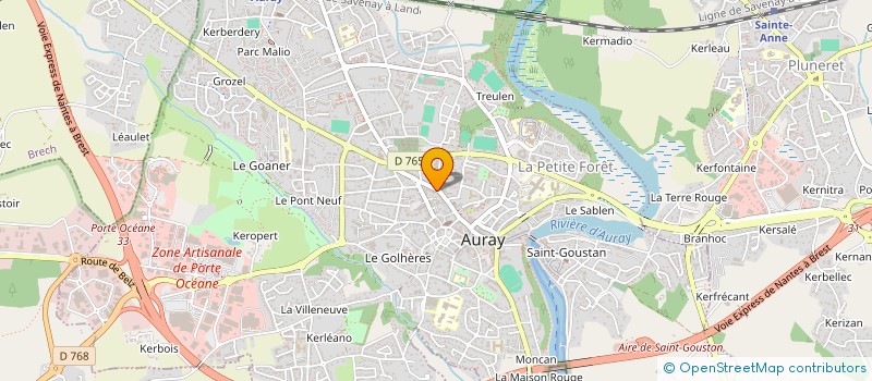 localisation de l'entreprise MADAME LUCILE HANTRAIS à AURAY