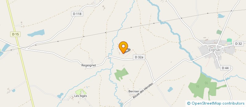 localisation de l'entreprise MADAME LUCILE HEINTZ  LIGNAC