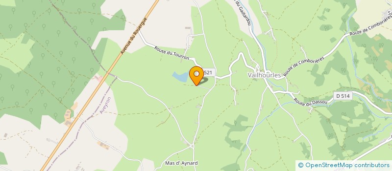 localisation de l'entreprise MADAME LUCILE HEITZ  VAILHOURLES