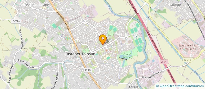 localisation de l'entreprise MADAME LUCILE HENAFF  CASTANET-TOLOSAN