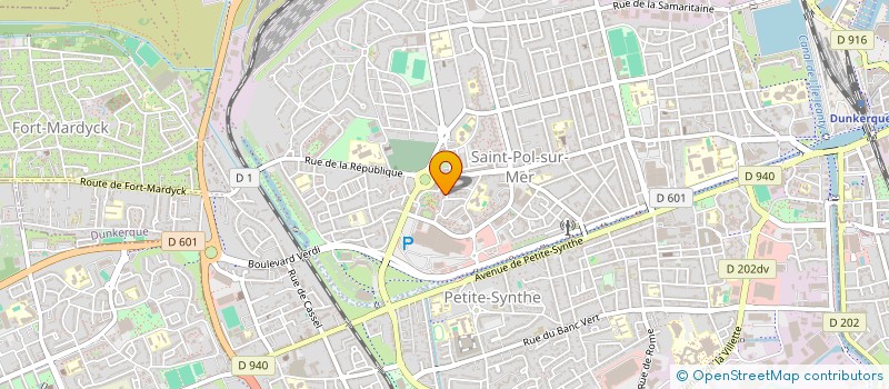 localisation de l'entreprise MADAME LUCILE HENDERYCKX à DUNKERQUE