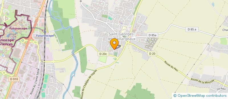 localisation de l'entreprise MADAME LUCILE HERAUD  SAINT-GEORGES-LES-BAILLARGEAUX