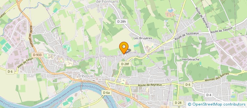 localisation de l'entreprise MADAME LUCILE HEUZE  TREVOUX