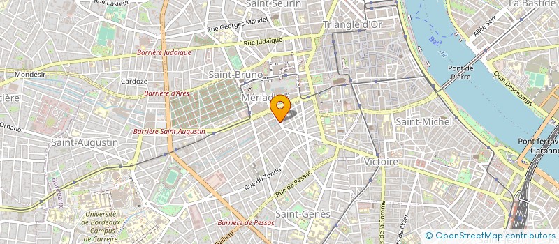 localisation de l'entreprise MADAME LUCILE HUGON  BORDEAUX