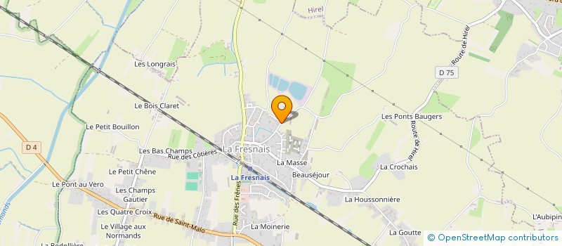 localisation de l'entreprise MADAME LUCILE HUGUET-LELONG  SAINT-BENOIT-DES-ONDES