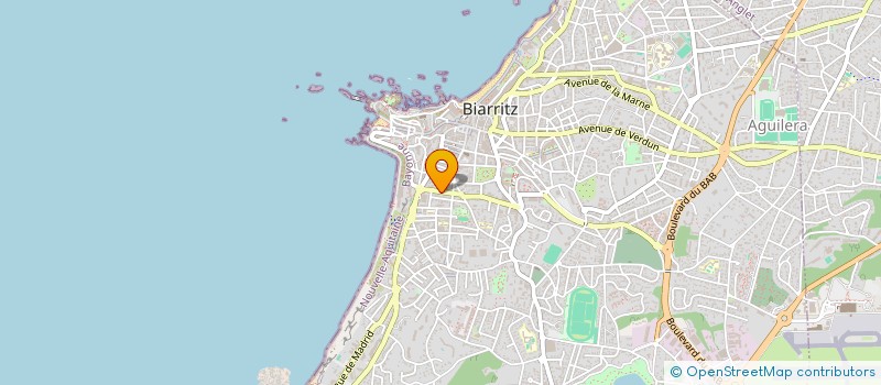 localisation de l'entreprise MADAME LUCILE JANVIER à BIARRITZ