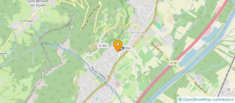 localisation de l'entreprise MADAME LUCILE JAY  LA TERRASSE