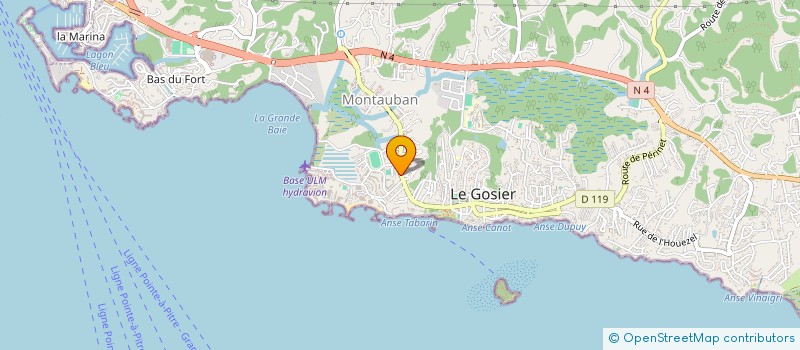 localisation de l'entreprise MADAME LUCILE JOURSON à LE GOSIER