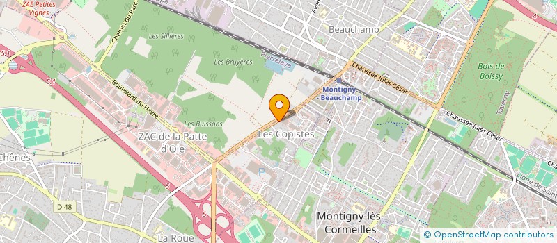 localisation de l'entreprise MADAME LUCILE JULES-GASTON  HERBLAY-SUR-SEINE