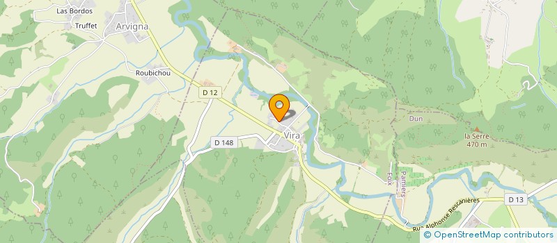 localisation de l'entreprise MADAME LUCILE KOSCIUSZKO à VIRA