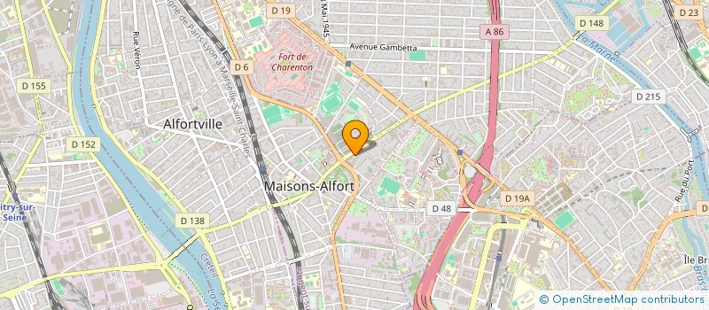 localisation de l'entreprise MADAME LUCILE LACOSTE  MAISONS-ALFORT