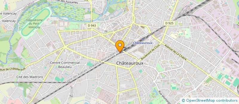 localisation de l'entreprise MADAME LUCILE LACOTE  CHATEAUROUX