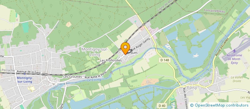 localisation de l'entreprise MADAME LUCILE LAFOND  MONTIGNY-SUR-LOING