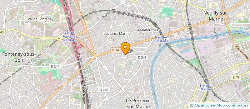 localisation de l'entreprise MADAME LUCILE LAMBERT  LE PERREUX-SUR-MARNE