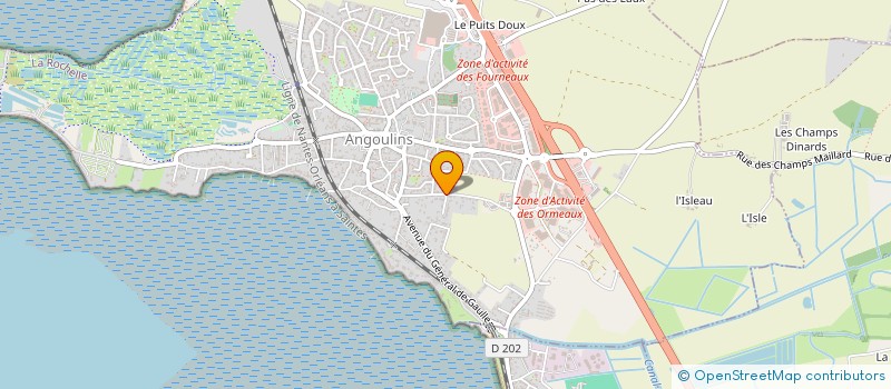 localisation de l'entreprise MADAME LUCILE LAQUEDUC à ANGOULINS