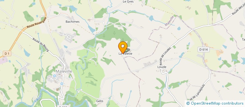 localisation de l'entreprise MADAME LUCILE LAUNAY  MALEVILLE