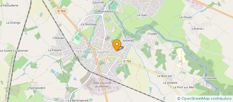 localisation de l'entreprise MADAME LUCILE LAURENT à CUGAND