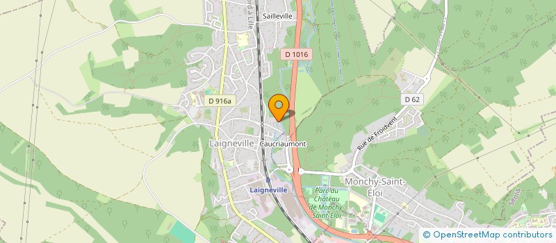 localisation de l'entreprise MADAME LUCILE LE GALL  LAIGNEVILLE