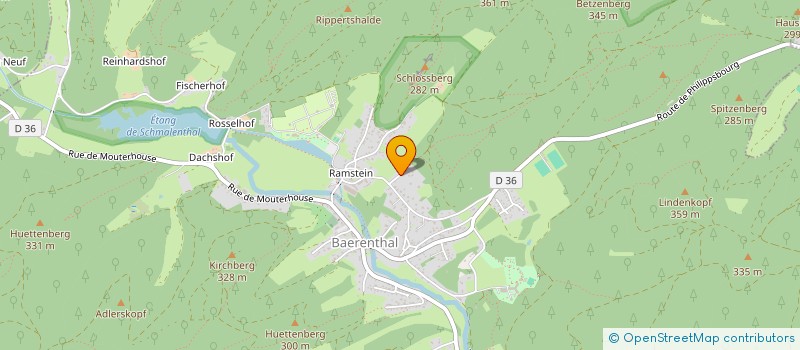 localisation de l'entreprise MADAME LUCILE LE GOUGNE  BAERENTHAL