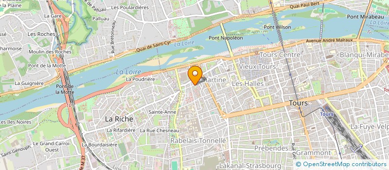 localisation de l'entreprise MADAME LUCILE LE PRIELLEC à TOURS