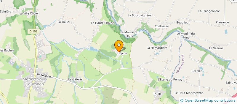 localisation de l'entreprise MADAME LUCILE LEBOEUF  RIVES-DU-COUESNON