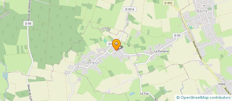 localisation de l'entreprise MADAME LUCILE LECLAIR à COBRIEUX
