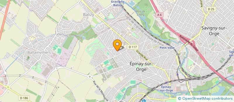 localisation de l'entreprise MADAME LUCILE LEFAY  EPINAY-SUR-ORGE