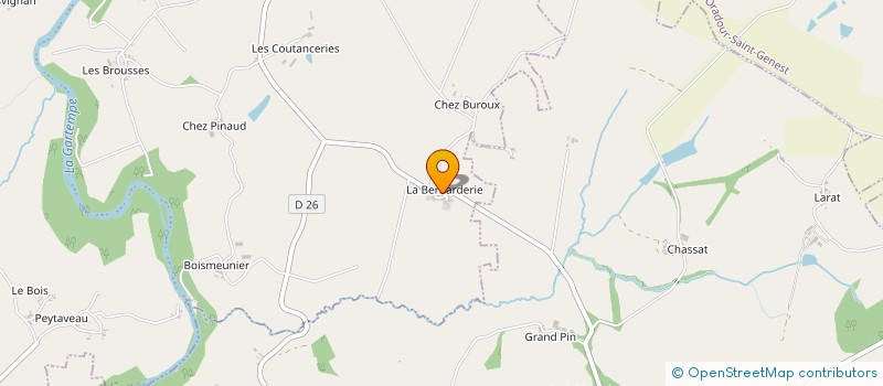 localisation de l'entreprise MADAME LUCILE LELOUP à VAL-D'OIRE-ET-GARTEMPE