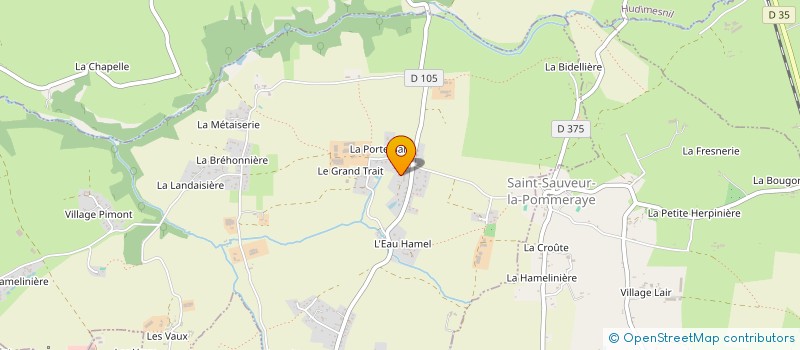 localisation de l'entreprise MADAME LUCILE LEMAITRE  SAINT-JEAN-DES-CHAMPS