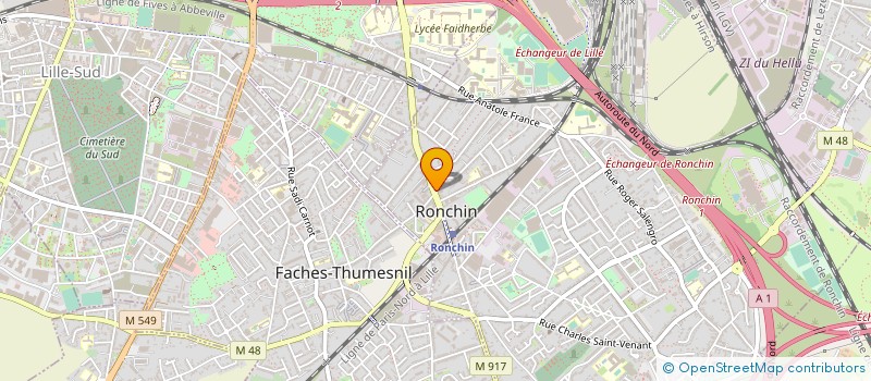 localisation de l'entreprise MADAME LUCILE LINO à LILLE