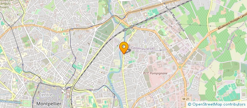 localisation de l'entreprise MADAME LUCILE LUTTENAEUR à MONTPELLIER