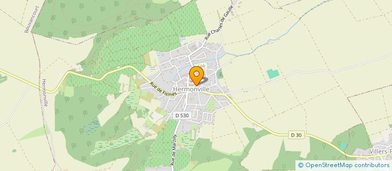 localisation de l'entreprise MADAME LUCILE MACHET  HERMONVILLE